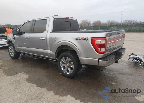 2022 Ford F-150 Platinum z USA, uszkodzony, nr VIN 1FTFW1E88NFB15804